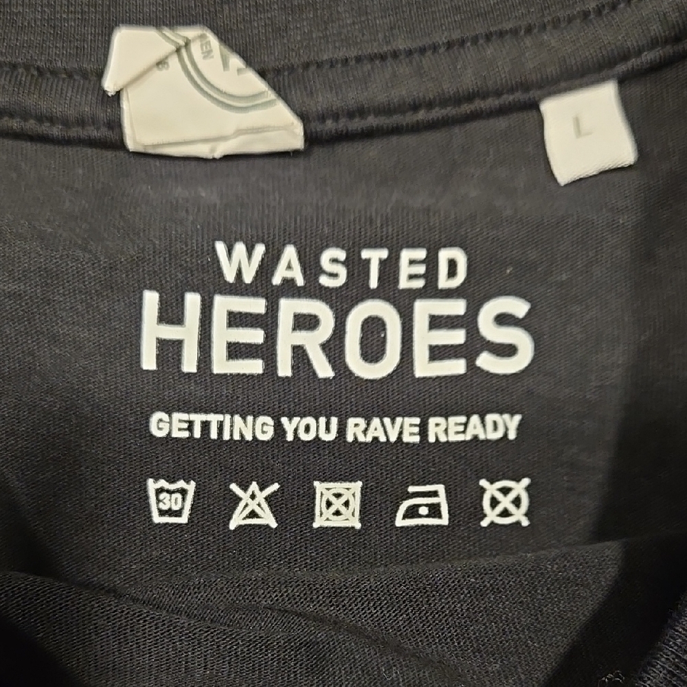 Smiley Rave T-Shirt‎ - Black - Picture 2 of 5
